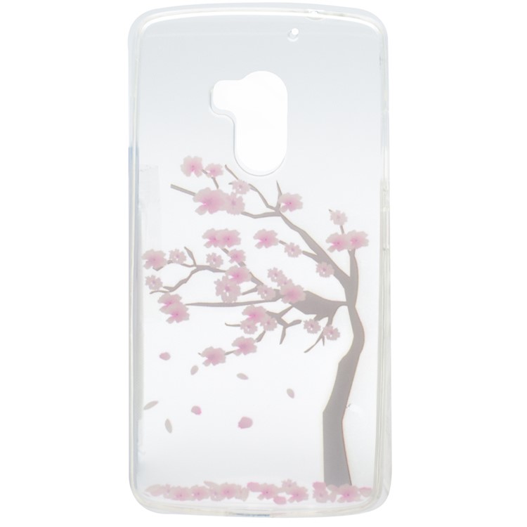 Soft TPU Phone Case for Lenovo Vibe K4 Note / Vibe X3 Lite / A7010 - Plum Blossom-4