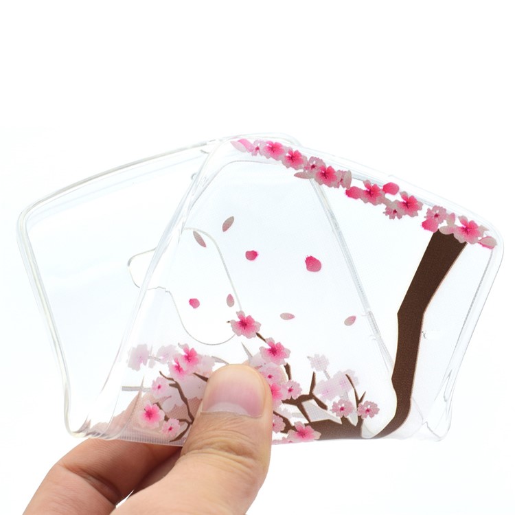 Soft TPU Phone Case for Lenovo Vibe K4 Note / Vibe X3 Lite / A7010 - Plum Blossom-5