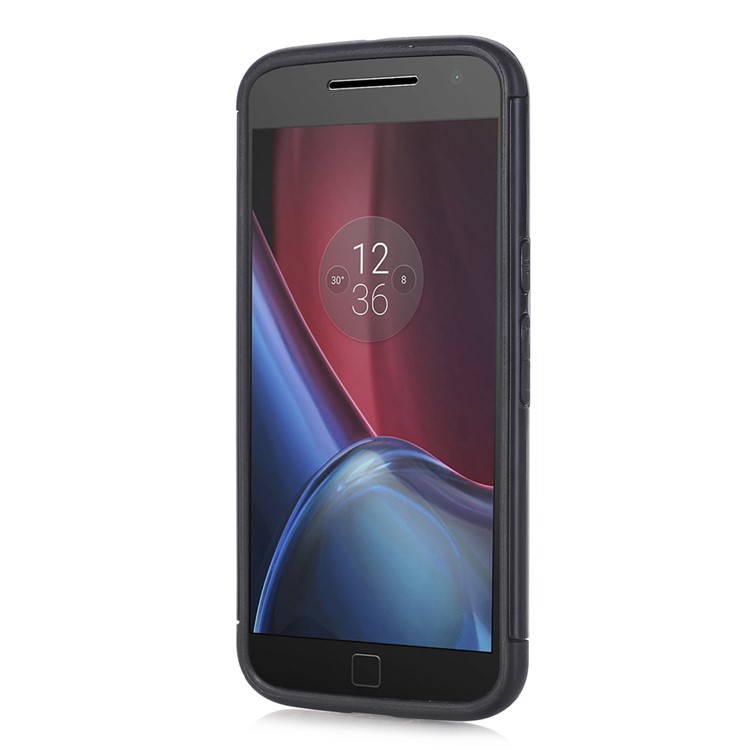Armor 2-in-1 PC + TPU Hybrid Case for Motorola Moto G4 / G4 Plus - Black-2