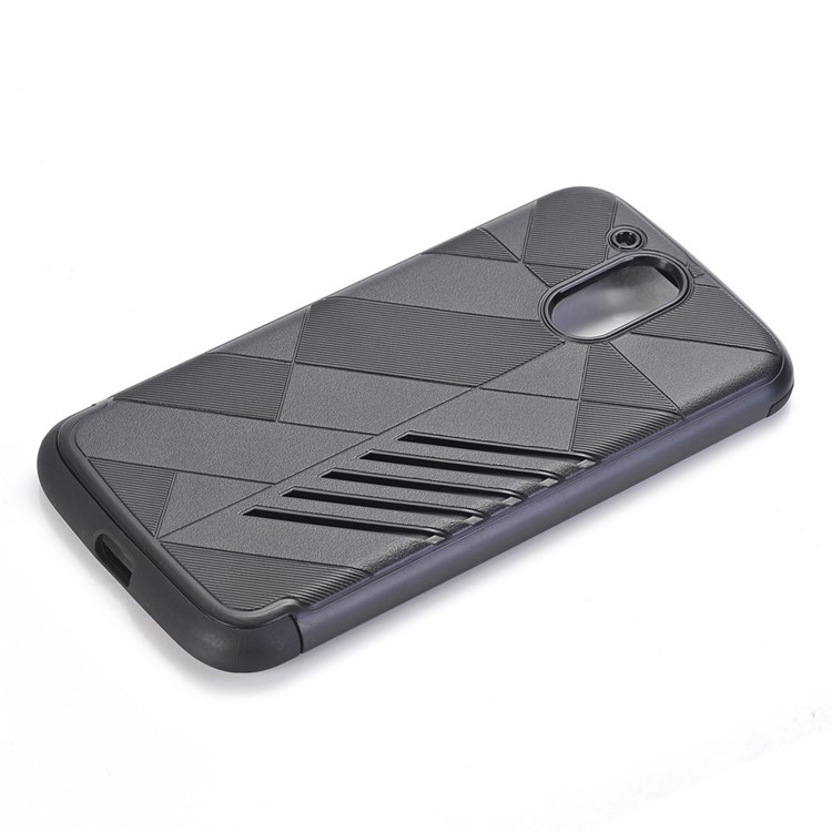 Armor 2-in-1 PC + TPU Hybrid Case for Motorola Moto G4 / G4 Plus - Black-3