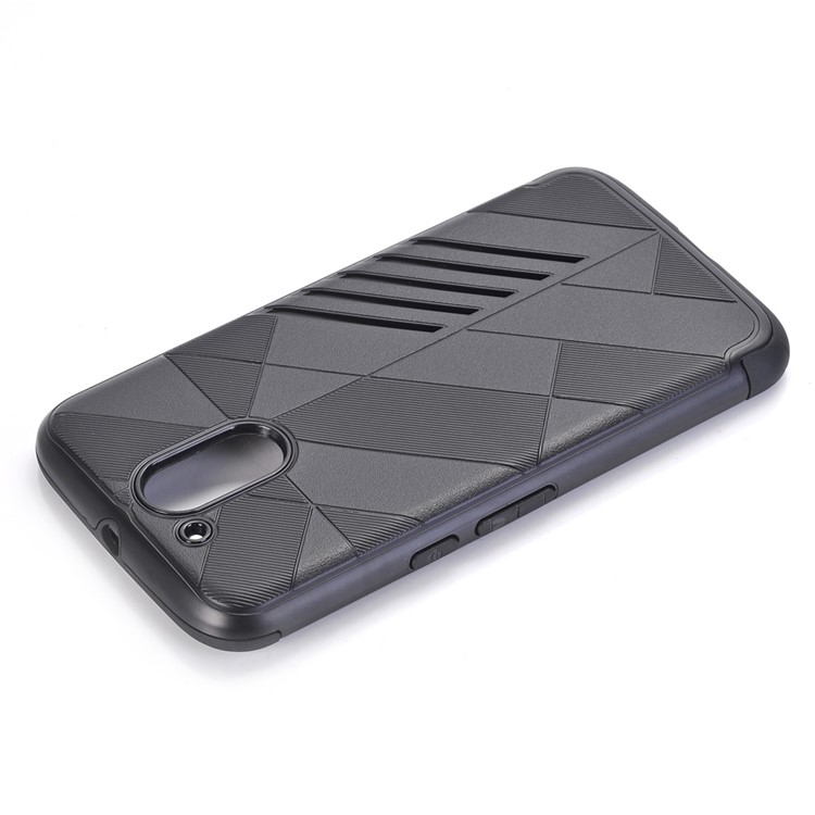 Armor 2-in-1 PC + TPU Hybrid Case for Motorola Moto G4 / G4 Plus - Black-4