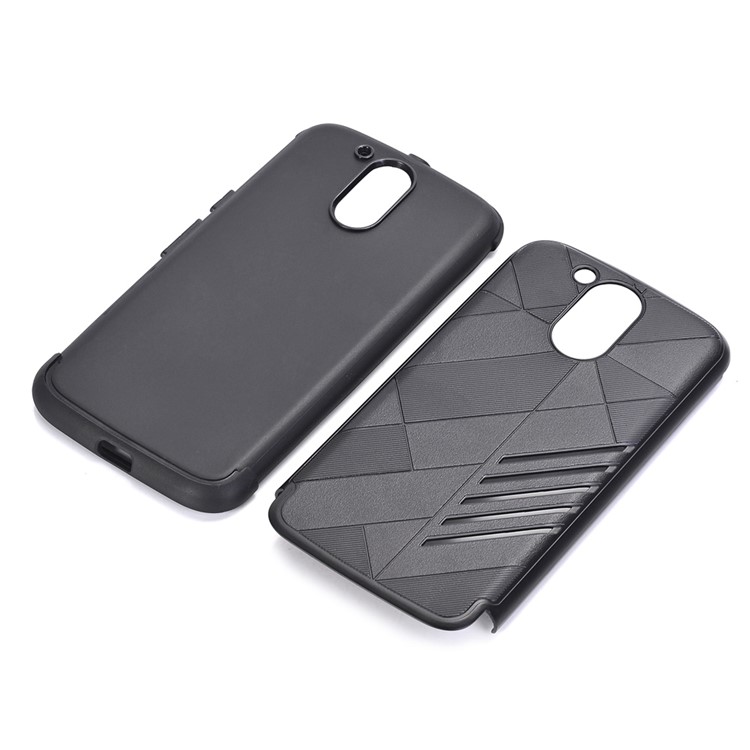 Armor 2-in-1 PC + TPU Hybrid Case for Motorola Moto G4 / G4 Plus - Black-5