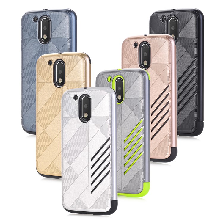 Armor 2-in-1 PC + TPU Hybrid Case for Motorola Moto G4 / G4 Plus - Black-6