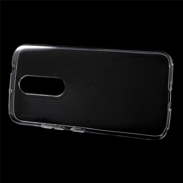 Clear Glossy TPU Phone Case Casing for Motorola Moto M Watermark Resistant Inner - Transparent-2
