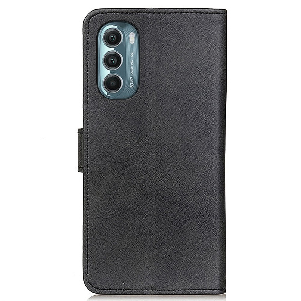 For Motorola Moto G Stylus 5G (2022) PU Leather Wallet Case Foldable Stand Magnetic Closure Shockproof Flip Folio Cover - Black-8