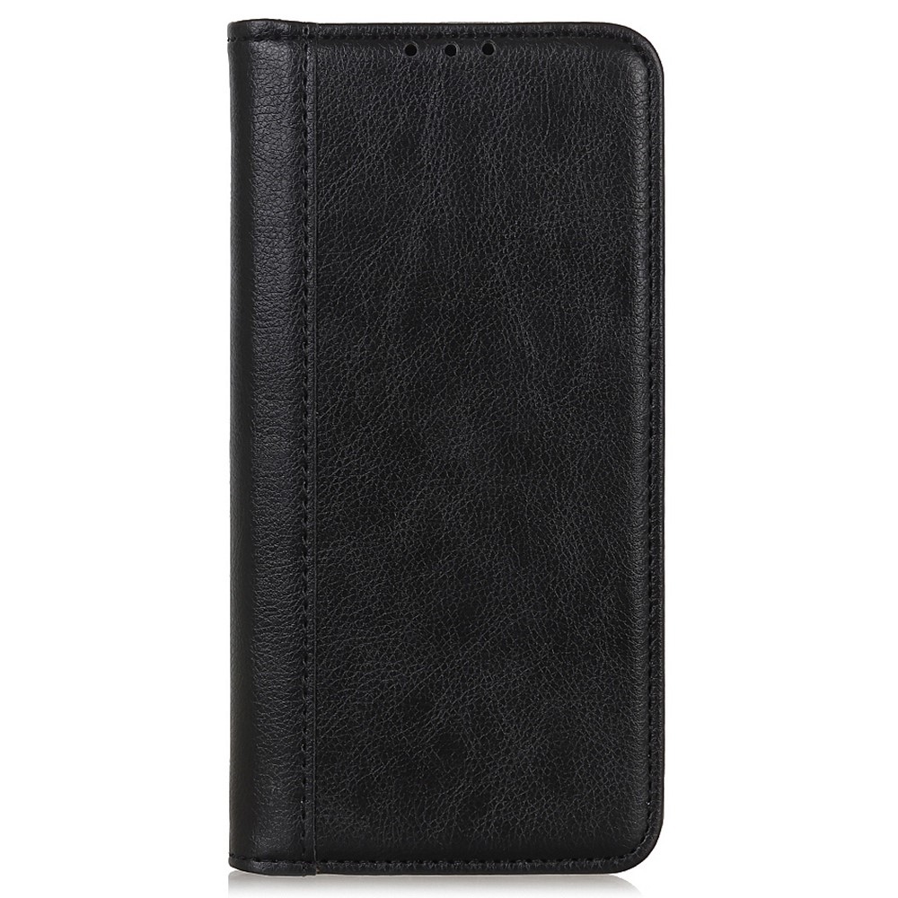 For Motorola Moto G42 4G Anti-fall Litchi Texture Wallet Flip Cover Split Leather Stand Magnetic Closure Shockproof Folio Case - Black-6