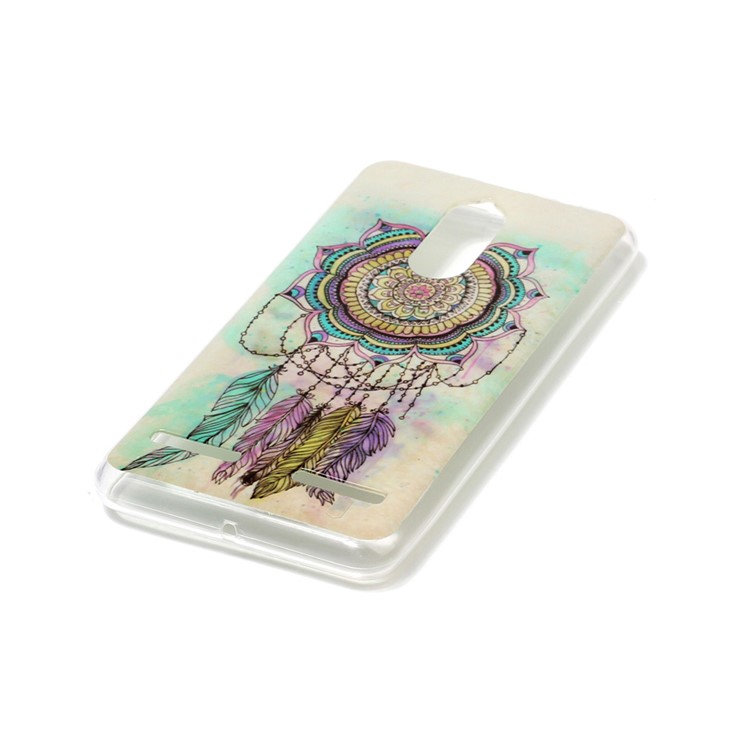 Pattern Printing IMD Soft TPU Case for Lenovo K6 / K6 Power - Flower Style Dreamcatcher-2