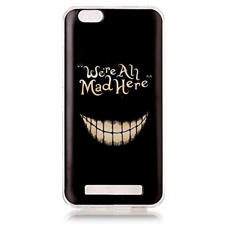 Pattern IMD TPU Mobile Case for Lenovo Vibe C A2020 - We are All Mad Here-1