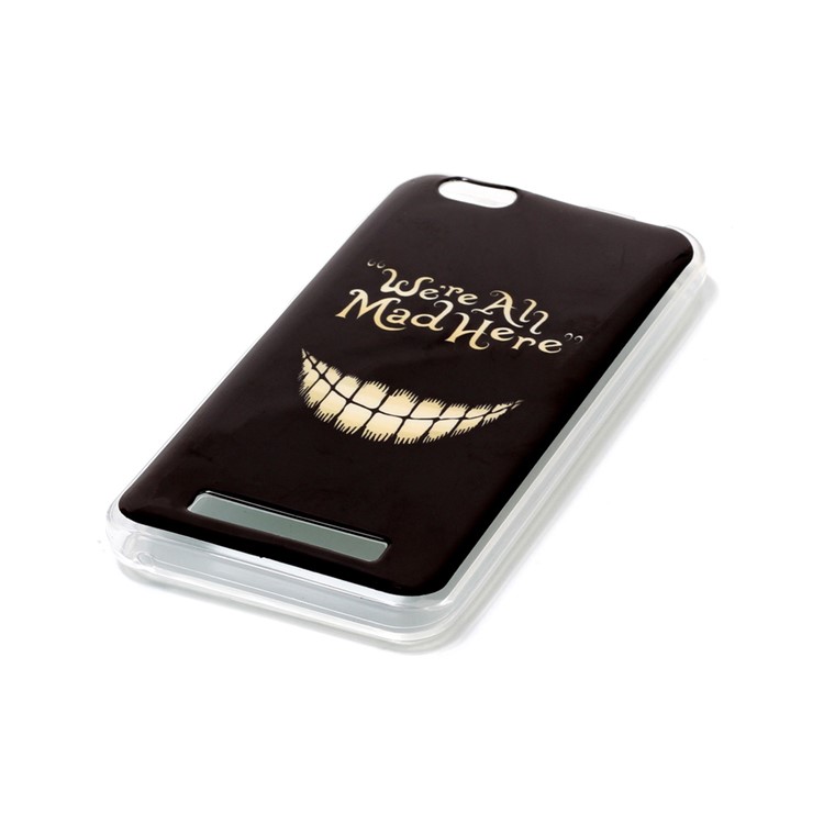 Pattern IMD TPU Mobile Case for Lenovo Vibe C A2020 - We are All Mad Here-2