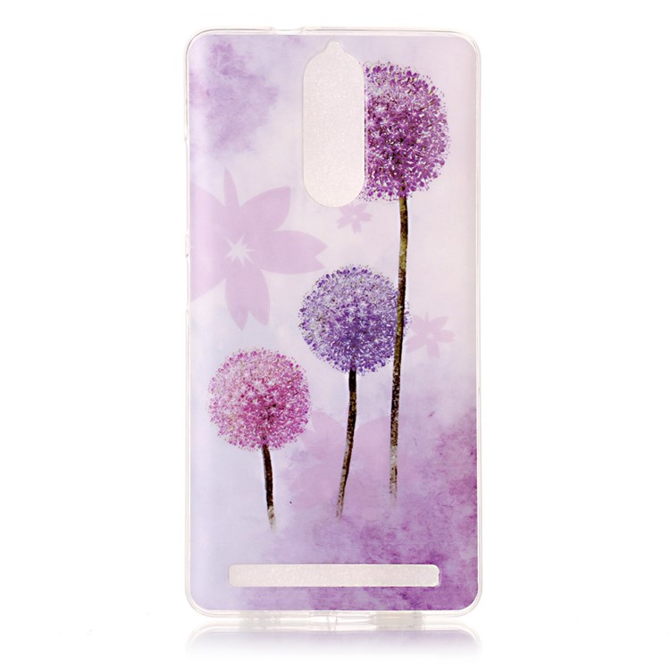 Patterned IMD TPU Case for Lenovo K5 Note - Dandelion-1