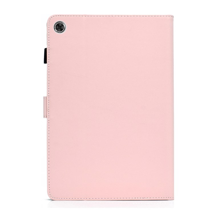 Shockproof Case for Lenovo Tab M10 Plus (Gen 3) 2022 Protective Case Stitched Pattern Printed Tablet Leather Cover with Stand/Card Slots - Iron Tower-9