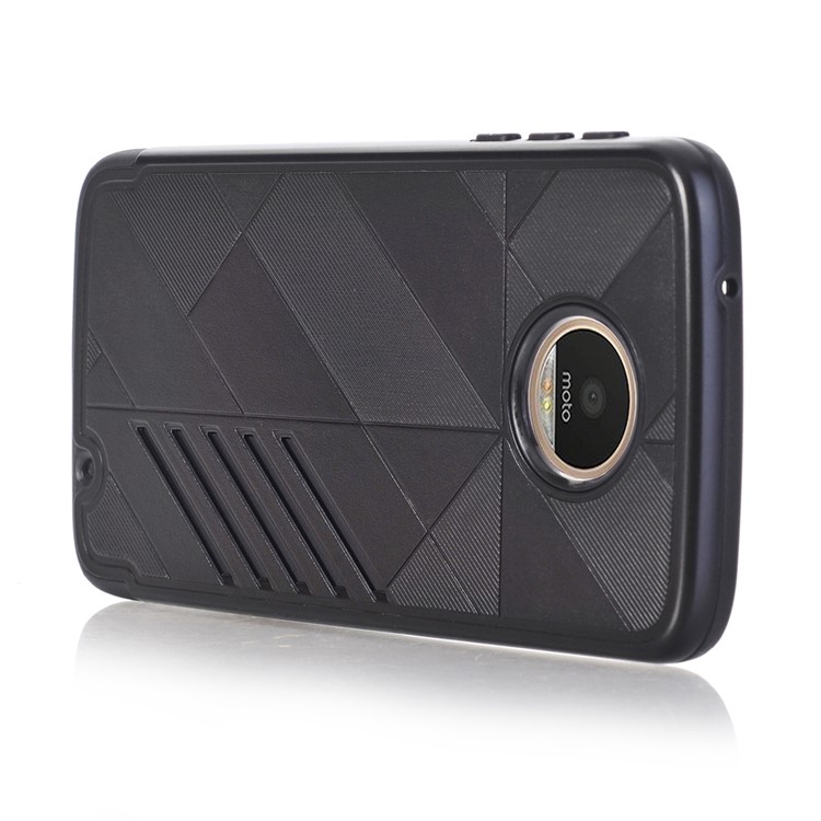 Armor Shock-resistant Hybrid Mobile Case (PC + TPU) for Motorola Moto Z Play - Black-6