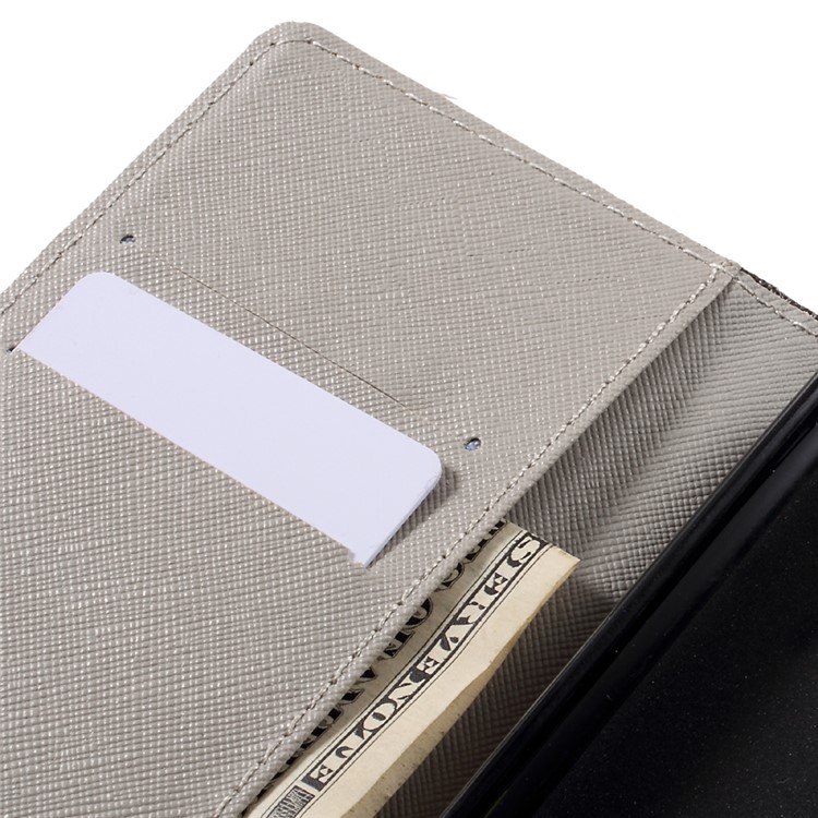 Patterned Leather Wallet Phone Case for Lenovo K6 - Do Not Touch My Phone-9