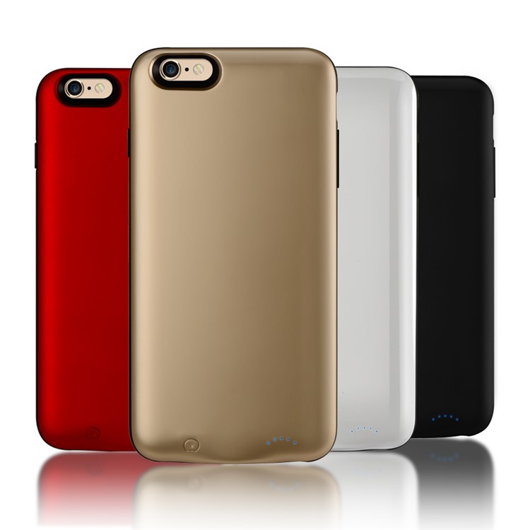 WUW 2800mAh External Backup Battery Case for iPhone 6s Plus / 6 Plus - Black-4