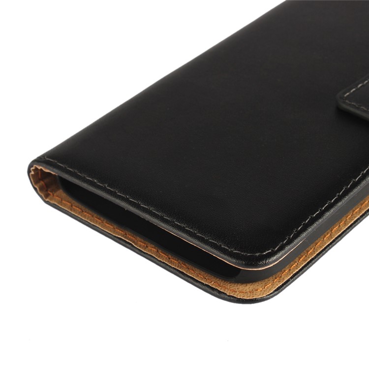 Split Leather Flip Stand Wallet Phone Case for Motorola Moto M-10