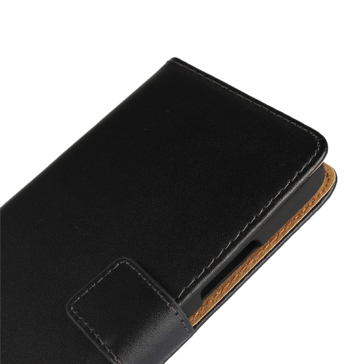 Split Leather Flip Stand Wallet Phone Case for Motorola Moto M-7