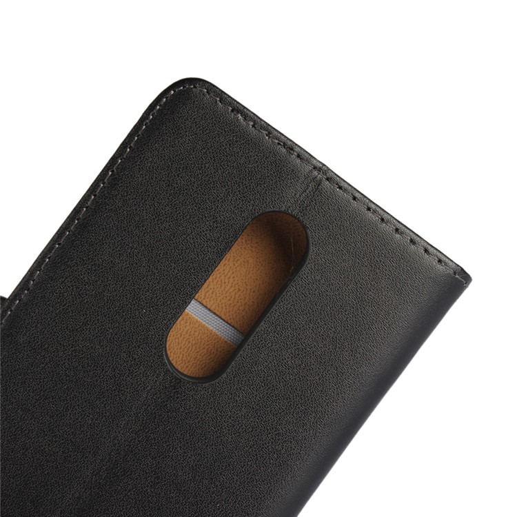 Split Leather Flip Stand Wallet Phone Case for Motorola Moto M-8