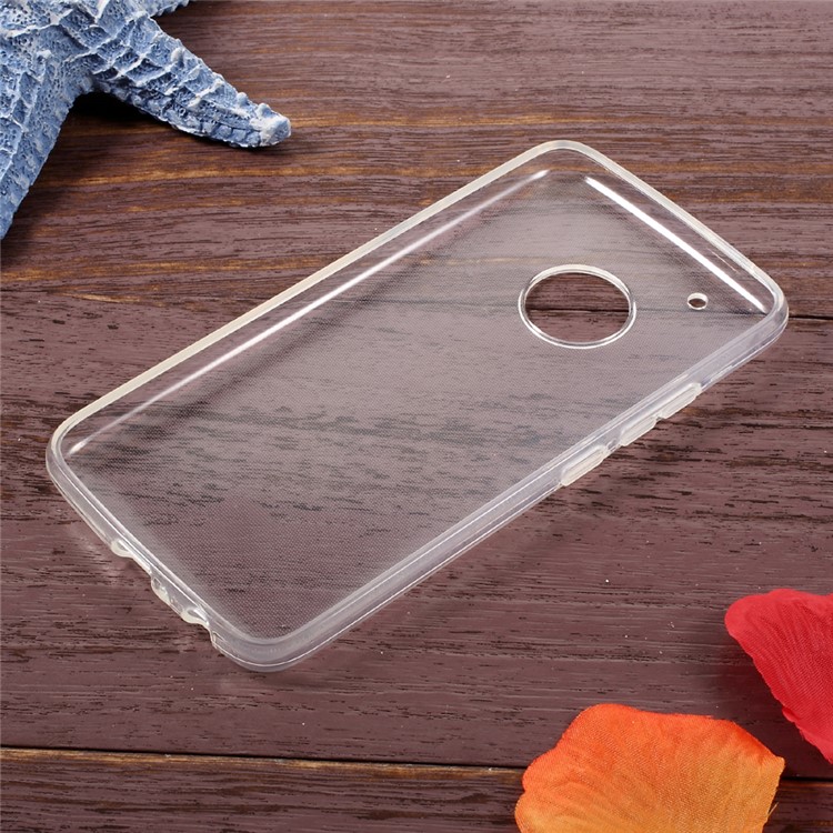 Glossy Clear TPU Mobile Phone Case for Motorola Moto X (2017)-2