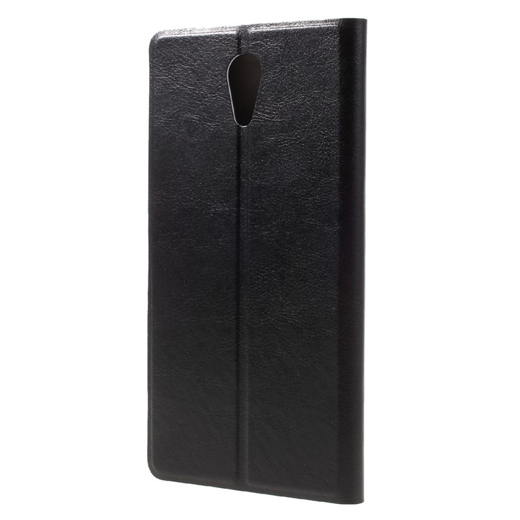 Crazy Horse Leather Mobile Phone Case for Lenovo Phab2 - Black-2