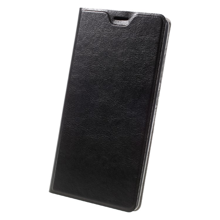 Crazy Horse Leather Mobile Phone Case for Lenovo Phab2 - Black-3