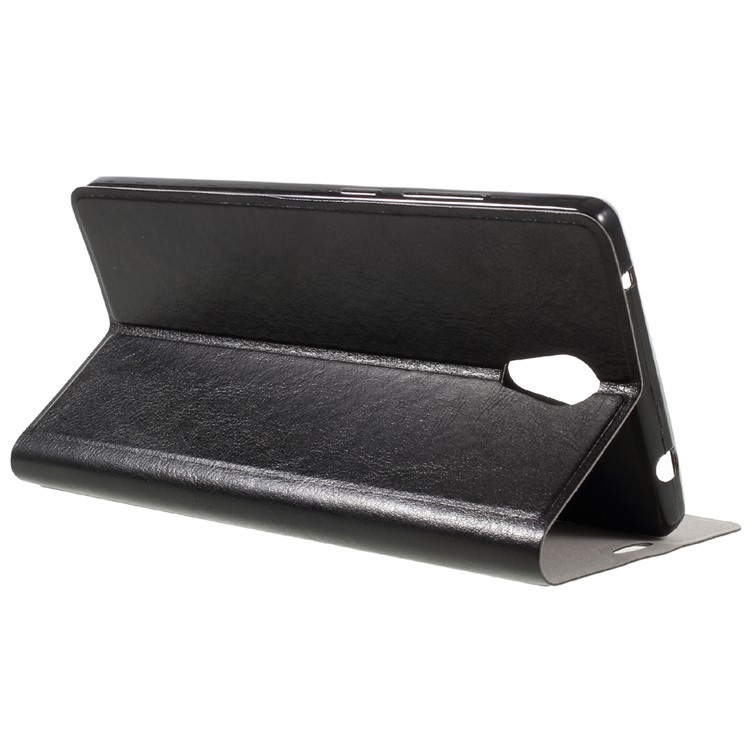 Crazy Horse Leather Mobile Phone Case for Lenovo Phab2 - Black-5