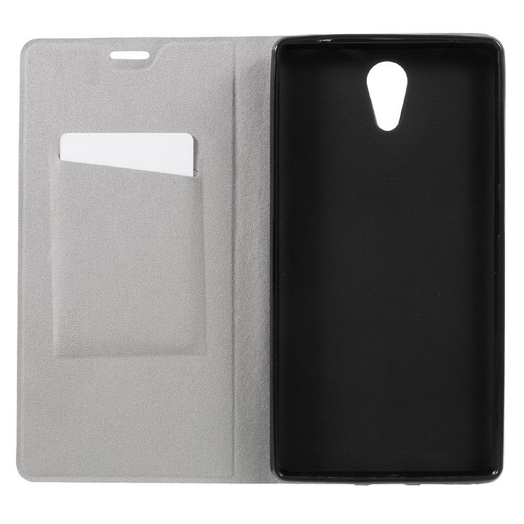 Crazy Horse Leather Mobile Phone Case for Lenovo Phab2 - Black-6