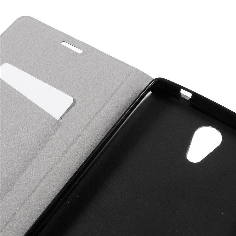 Crazy Horse Leather Mobile Phone Case for Lenovo Phab2 - Black-9