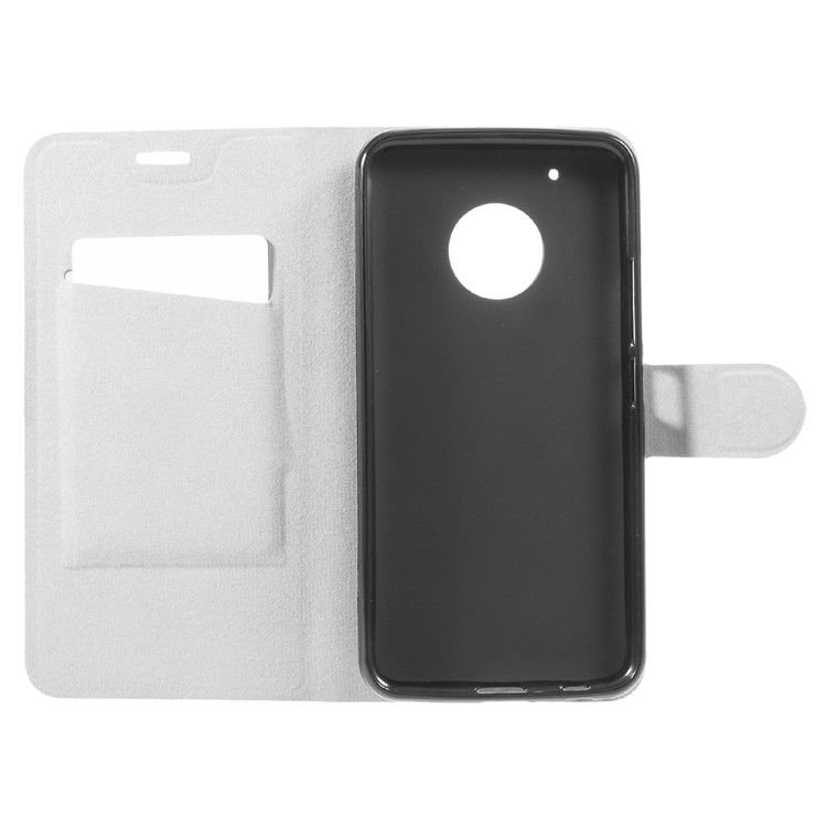 Crazy Horse Flip Leather Mobile Case for Motorola Moto X 2017 Built-in Steel Sheet - Black-6