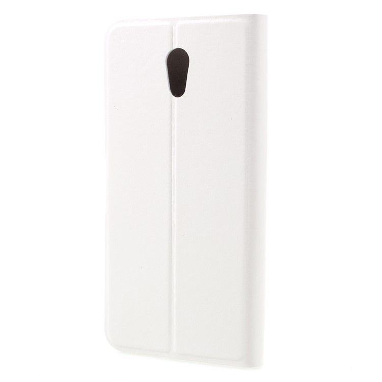 Crazy Horse Leather Card Slot Mobile Phone Shell for Lenovo P2 with Steel Sheet - White-3