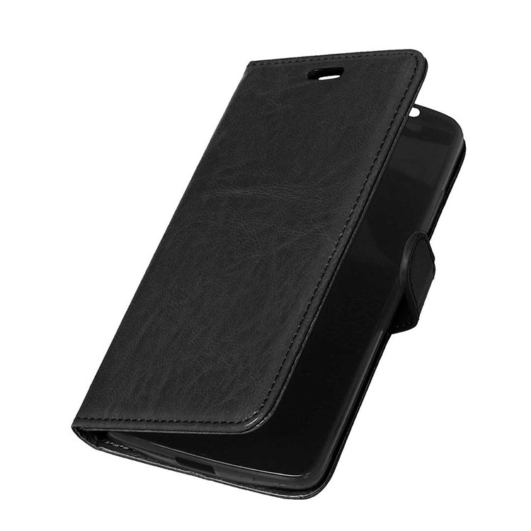 3 Card Slots Leather Flip Stand Phone Case for Lenovo Vibe X3 Lite/A7010/K4 Note - Black-7