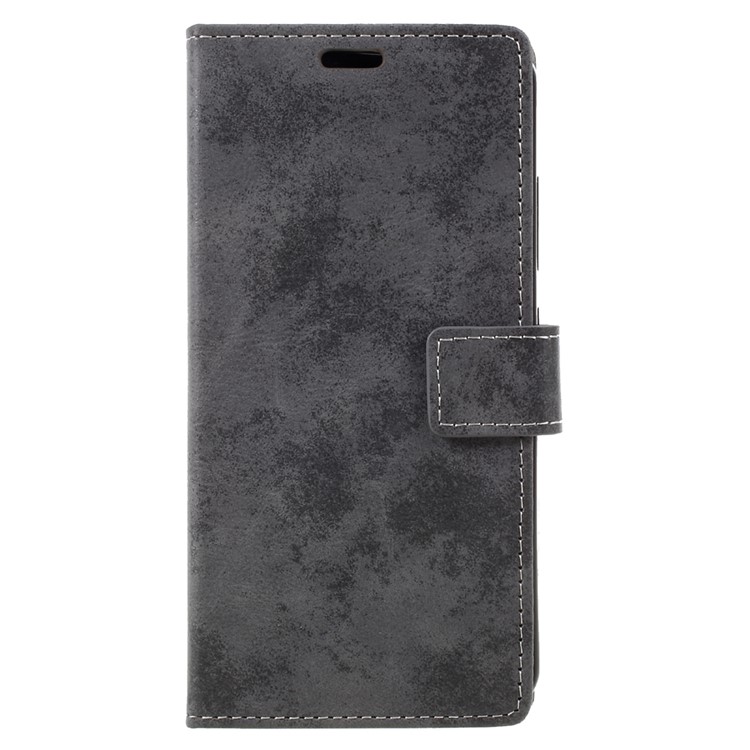 Vintage Wallet Leather Cell Phone Case for Lenovo P2 - Grey-3