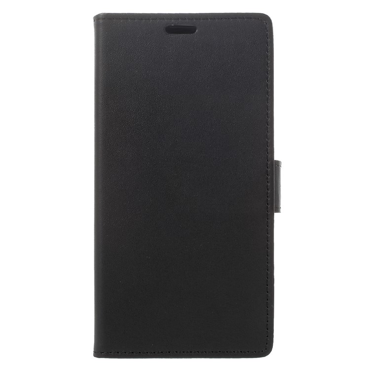 Phone Accessory Leather Wallet Stand Case for Lenovo P2 - Black-2