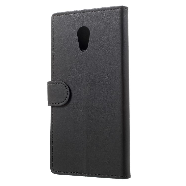 Phone Accessory Leather Wallet Stand Case for Lenovo P2 - Black-3