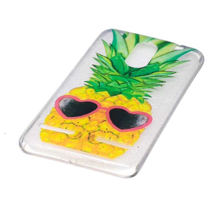 IMD Pattern Printing TPU Mobile Phone Casing for Lenovo K6 / K6 Power - Cool Pineapple-2