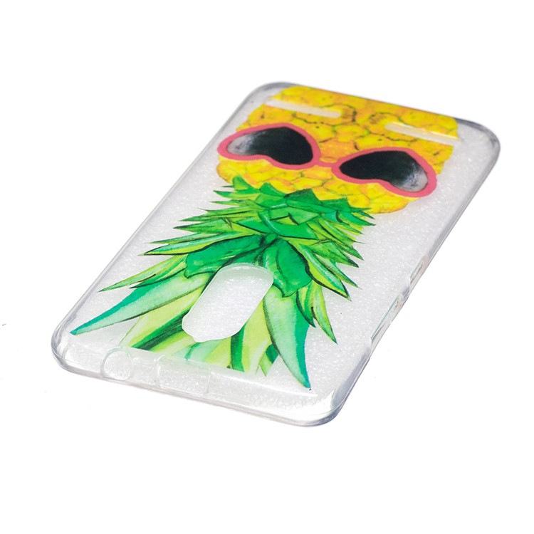 IMD Pattern Printing TPU Mobile Phone Casing for Lenovo K6 / K6 Power - Cool Pineapple-3