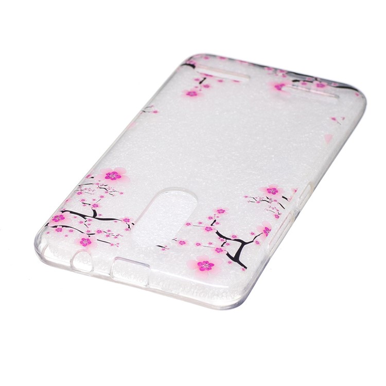 Impression du motif IMD TPU Phone Back Shell pour Lenovo K6 / K6 pouvoir - Plum Blossom-3