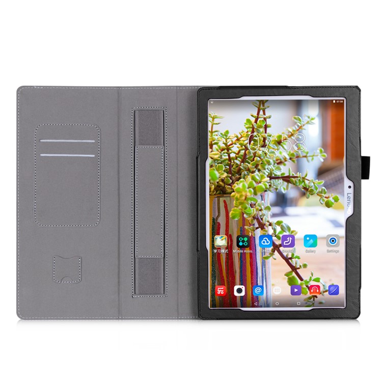 PU Leather Case for Lenovo Tab3 10 Business TB3-X70/Tab 10 TAB-X103F/Tab 2 A10-30 (X30F) A10-30F 10.1 - Black-3