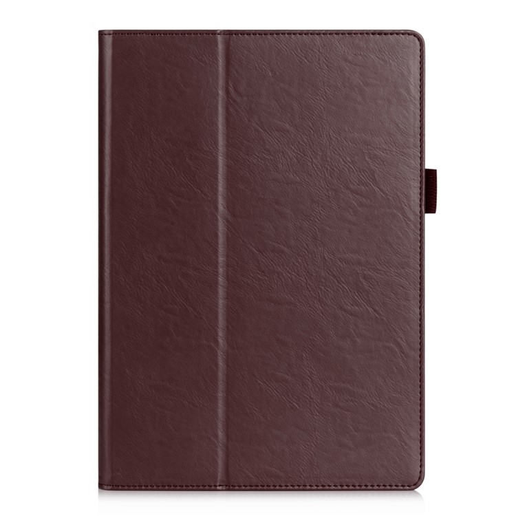 Leather Flip Cover for Lenovo Tab3 10 Business TB3-X70/Tab 10 TAB-X103F/Tab 2 A10-30 (X30F) A10-30F 10.1 - Brown-1