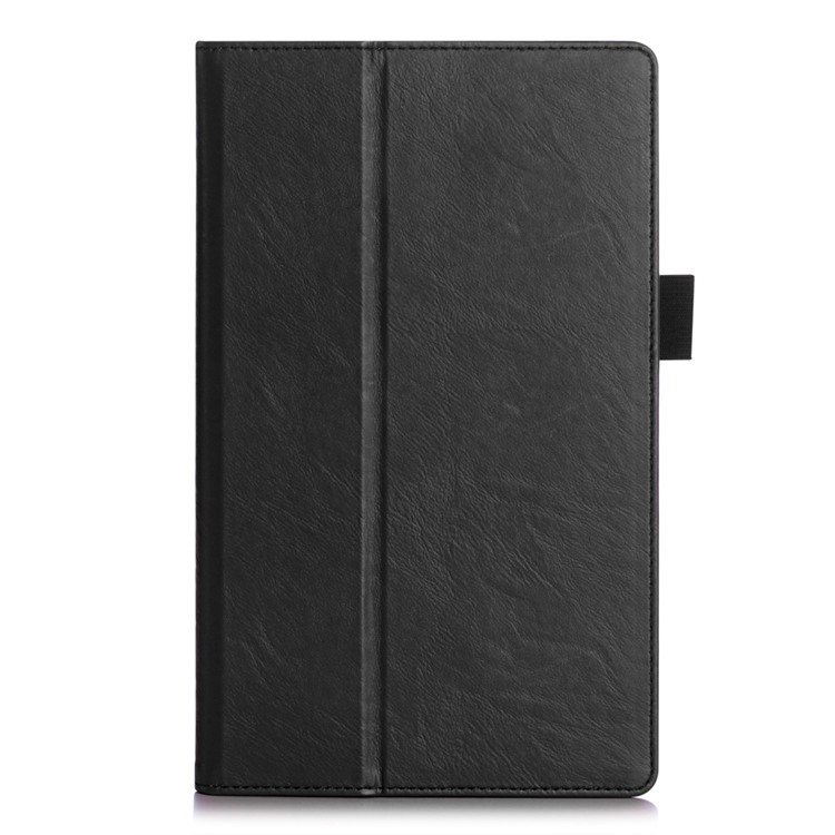 Leather Tablet Case with Credit/SIM Card Slots for Lenovo Tab3 8 - Black-1