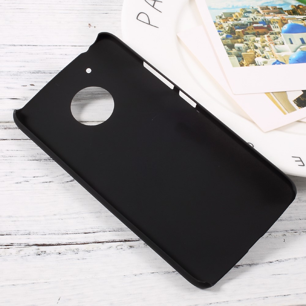 Rubberized PC Hard Phone Case for Motorola Moto G5 - Black-5