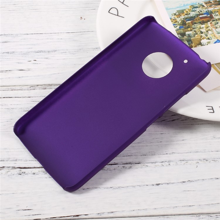 Rubberized PC Hard Mobile Casing Accessory for Motorola Moto G5 - Purple-2