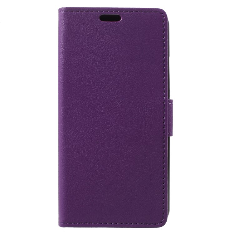 Wallet Stand Leather Cell Phone Case for Motorola Moto G5 - Purple-1
