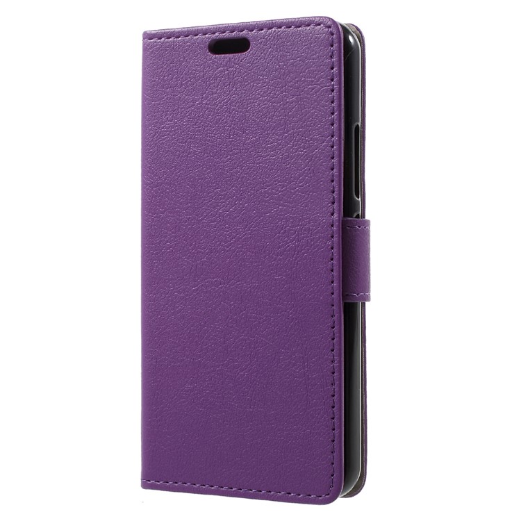 Wallet Stand Leather Cell Phone Case for Motorola Moto G5 - Purple-2
