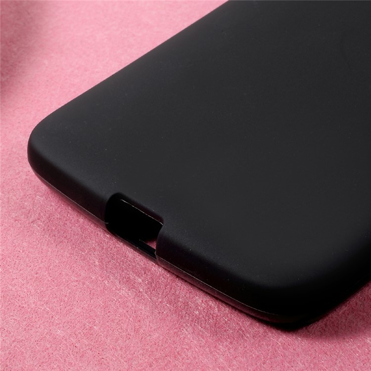 Matte Skin Soft TPU Cellphone Case for Motorola Moto G5 - Black-5