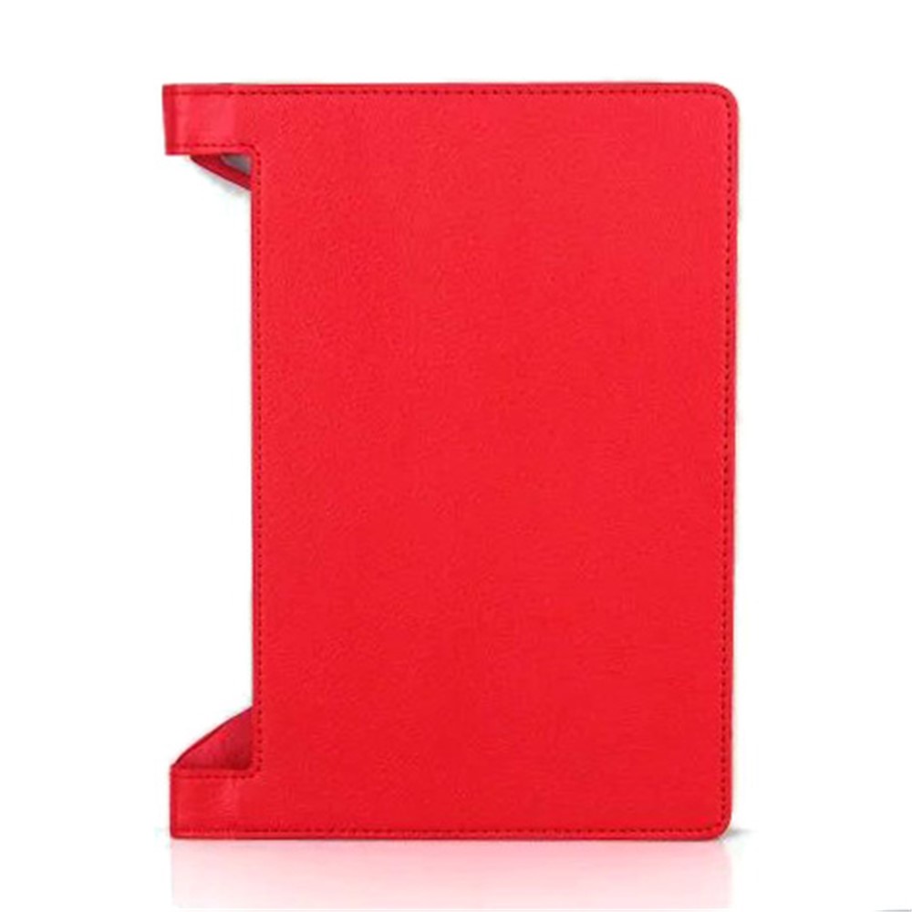 Lychee Texture PU Leather Cover Case for Lenovo Yoga Tab 3 10 (10.1-inch) - Red-1