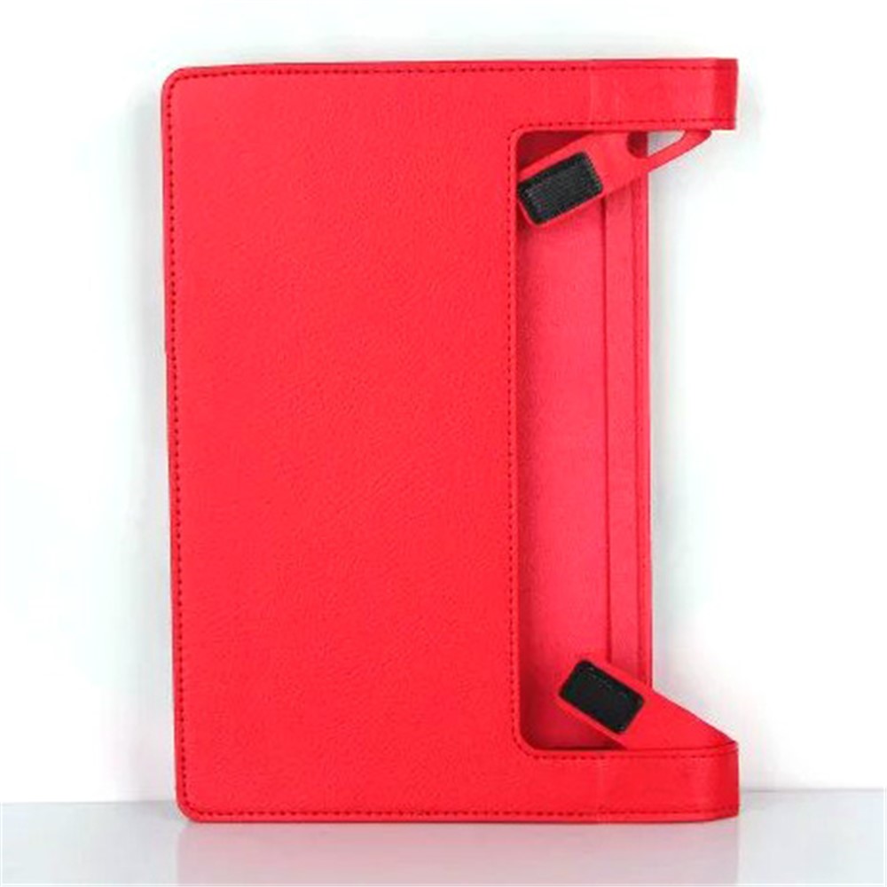 Lychee Texture PU Leather Cover Case for Lenovo Yoga Tab 3 10 (10.1-inch) - Red-2