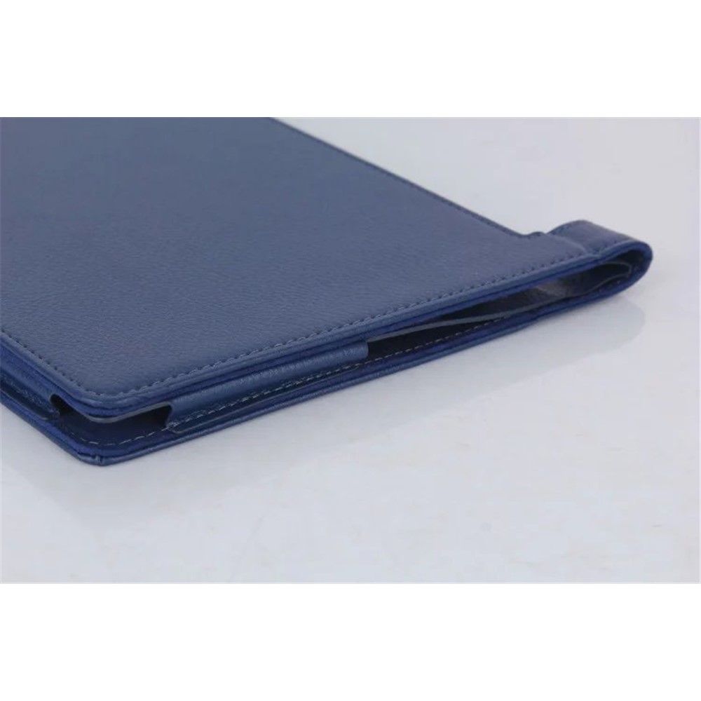 Lychee Texture Foilo Leather Cover Case for Lenovo Yoga Tab 3 10 (10.1-inch) - Blue-3