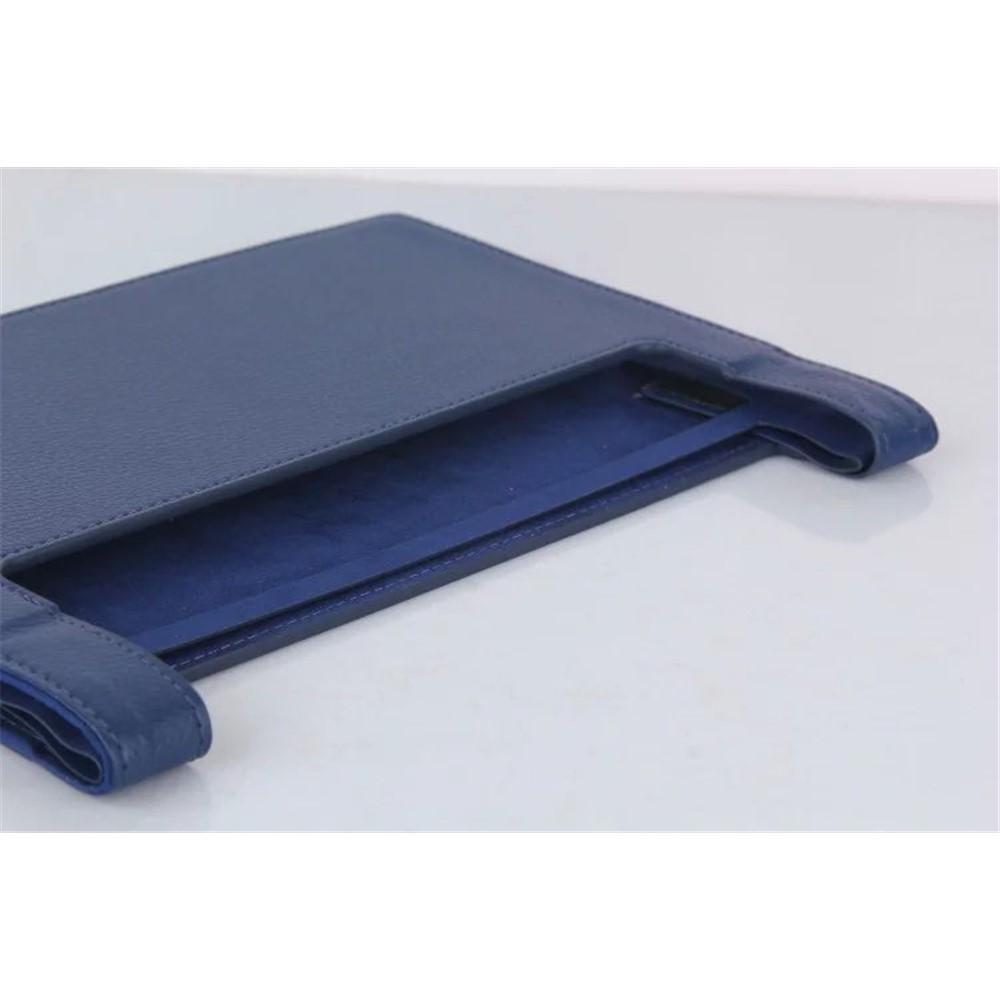 Lychee Texture Foilo Leather Cover Case for Lenovo Yoga Tab 3 10 (10.1-inch) - Blue-4