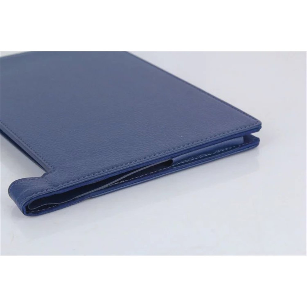 Lychee Texture Foilo Leather Cover Case for Lenovo Yoga Tab 3 10 (10.1-inch) - Blue-5