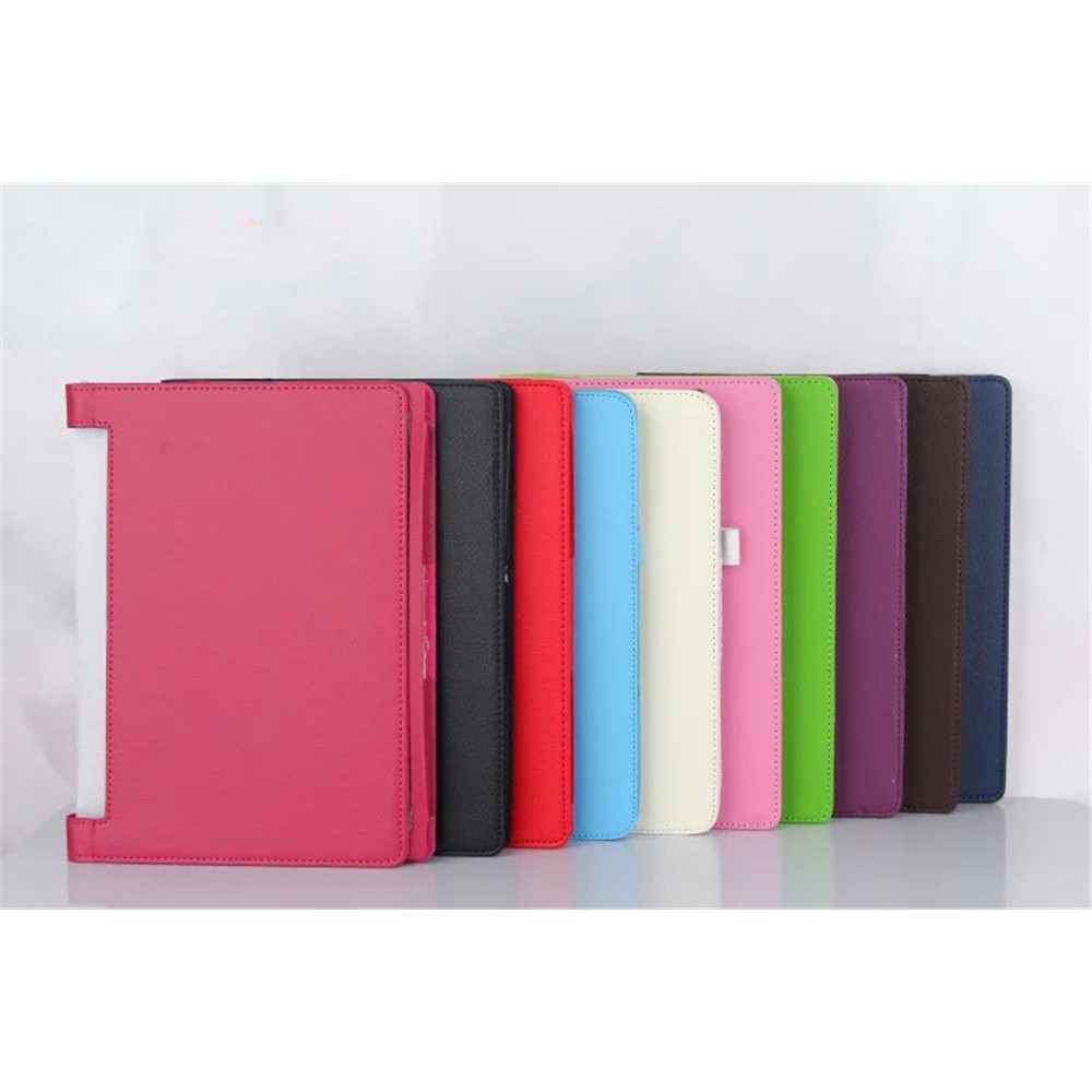 Lychee Texture Foilo Leather Cover Case for Lenovo Yoga Tab 3 10 (10.1-inch) - Blue-7
